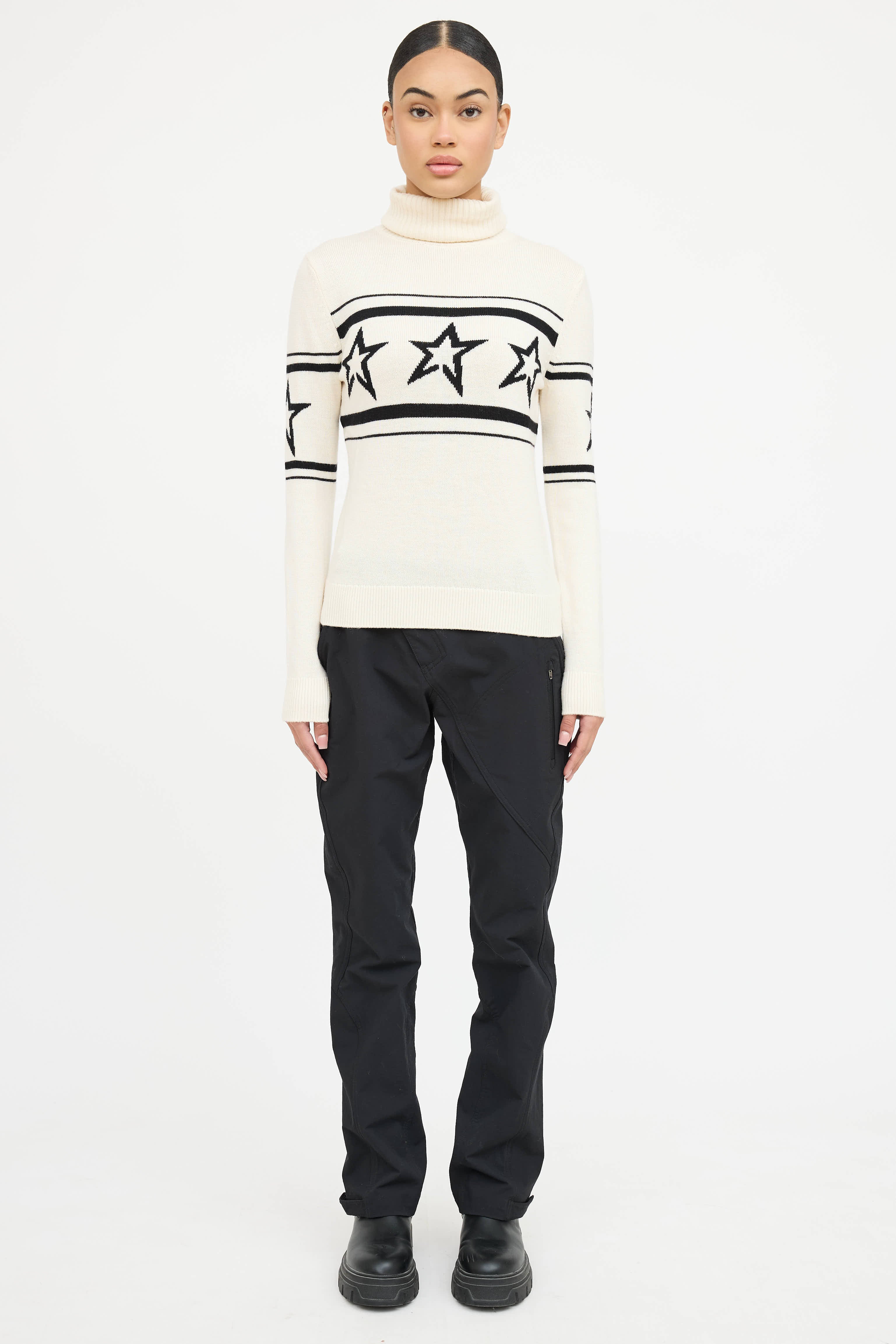 Perfect Moment Wool Turtleneck Sweater