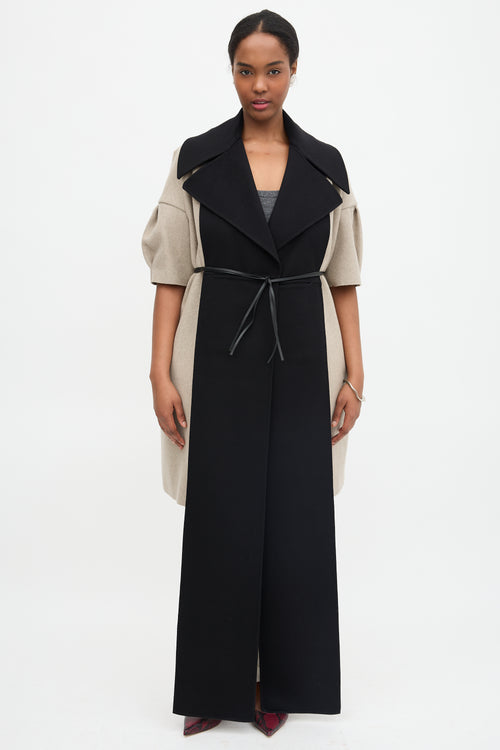 Peter Do FW 2022 Wool Collared Scarf Vest