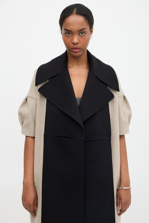Peter Do FW 2022 Wool Collared Scarf Vest