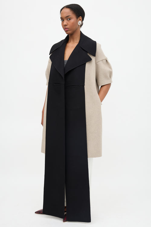 Peter Do FW 2022 Wool Collared Scarf Vest