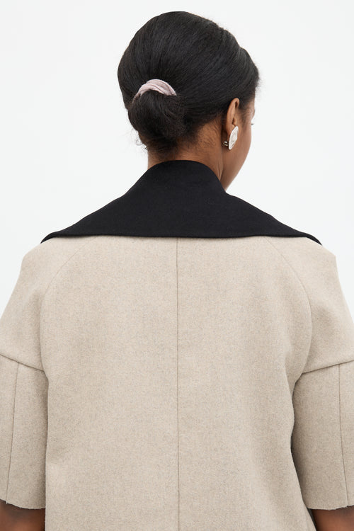 Peter Do FW 2022 Wool Collared Scarf Vest
