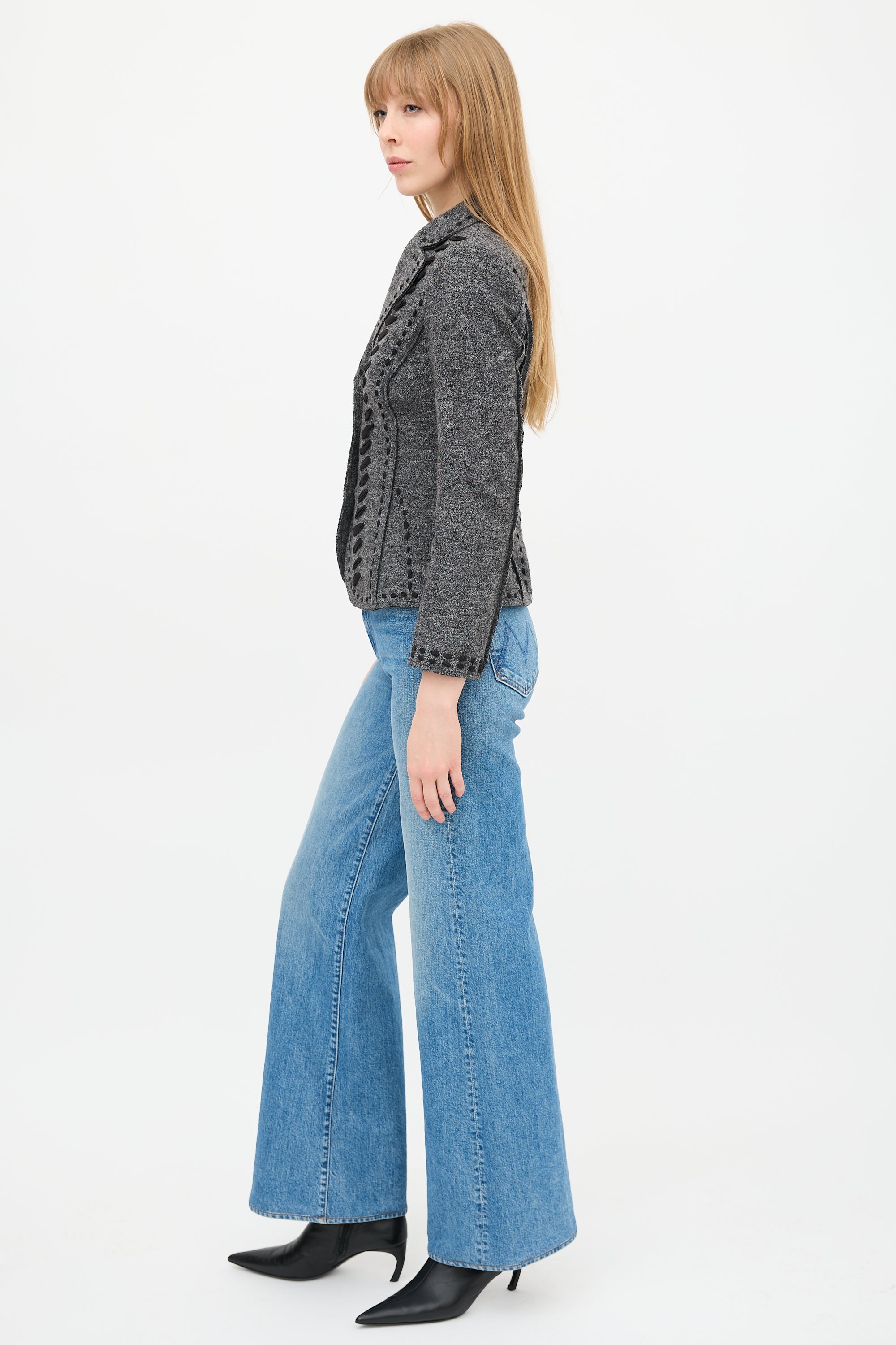 Philosophy Wool Ribbon Embroidered Jacket