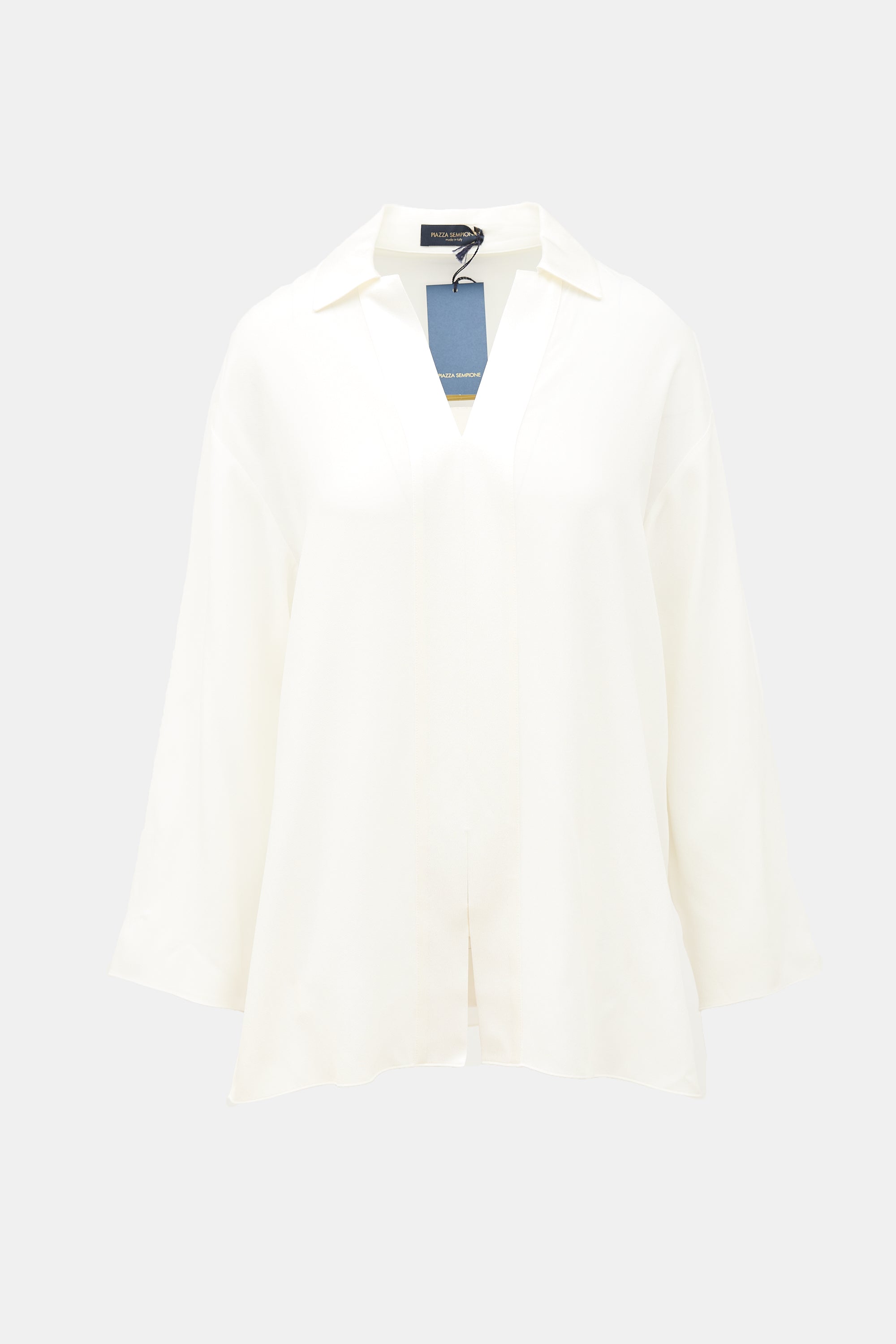 Piazza Sempione Satin Tunic Blouse