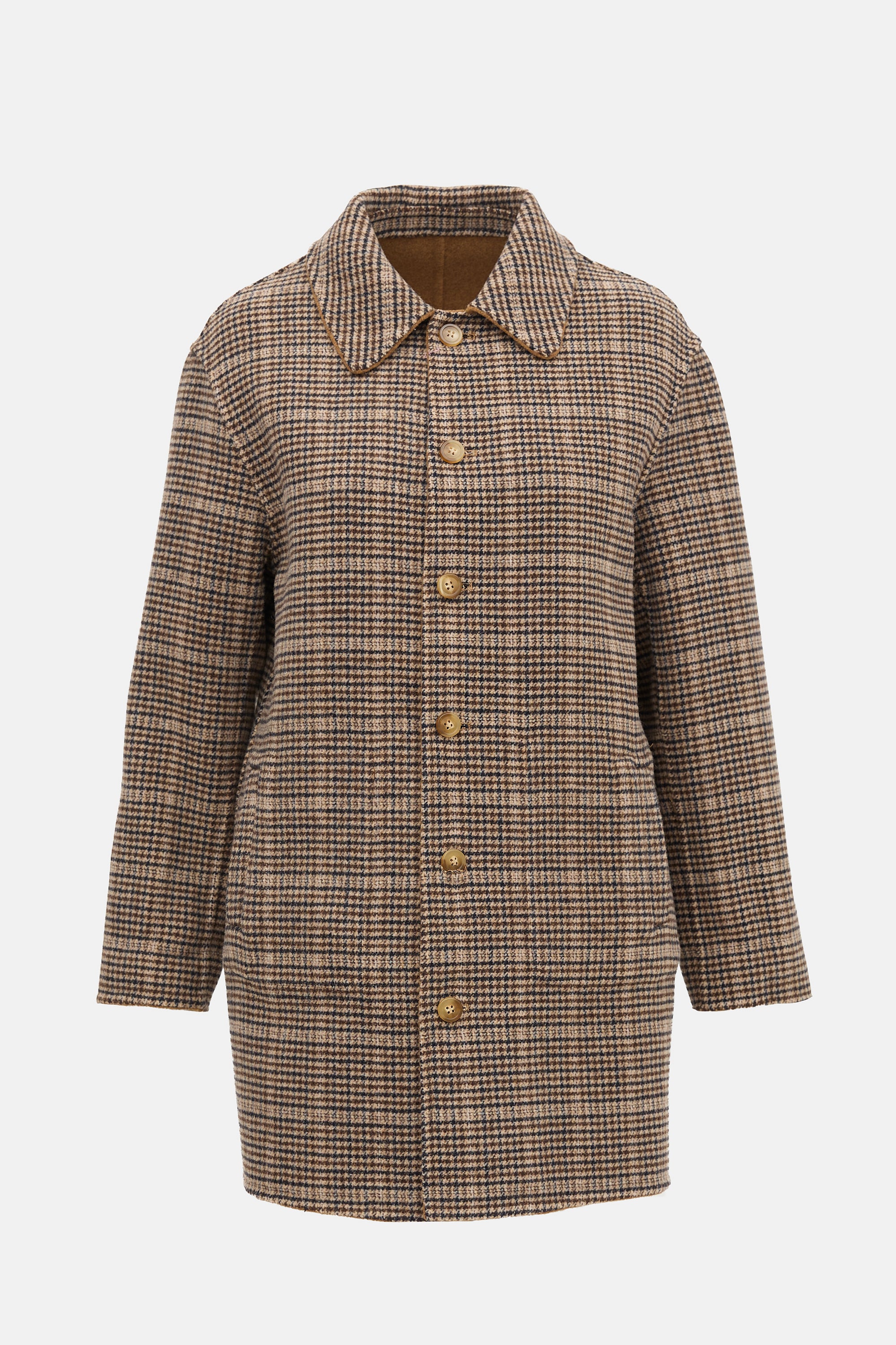 Pissenlit Cashmere Reversible Car Coat
