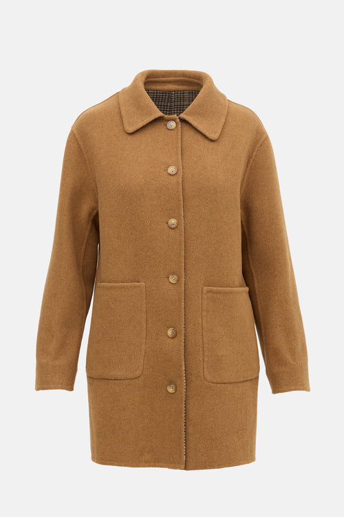 Pissenlit Cashmere Reversible Car Coat