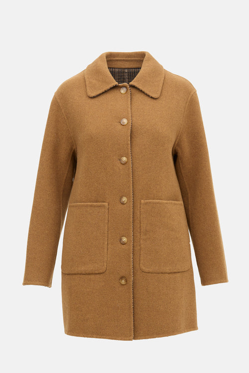 Pissenlit Cashmere Reversible Car Coat