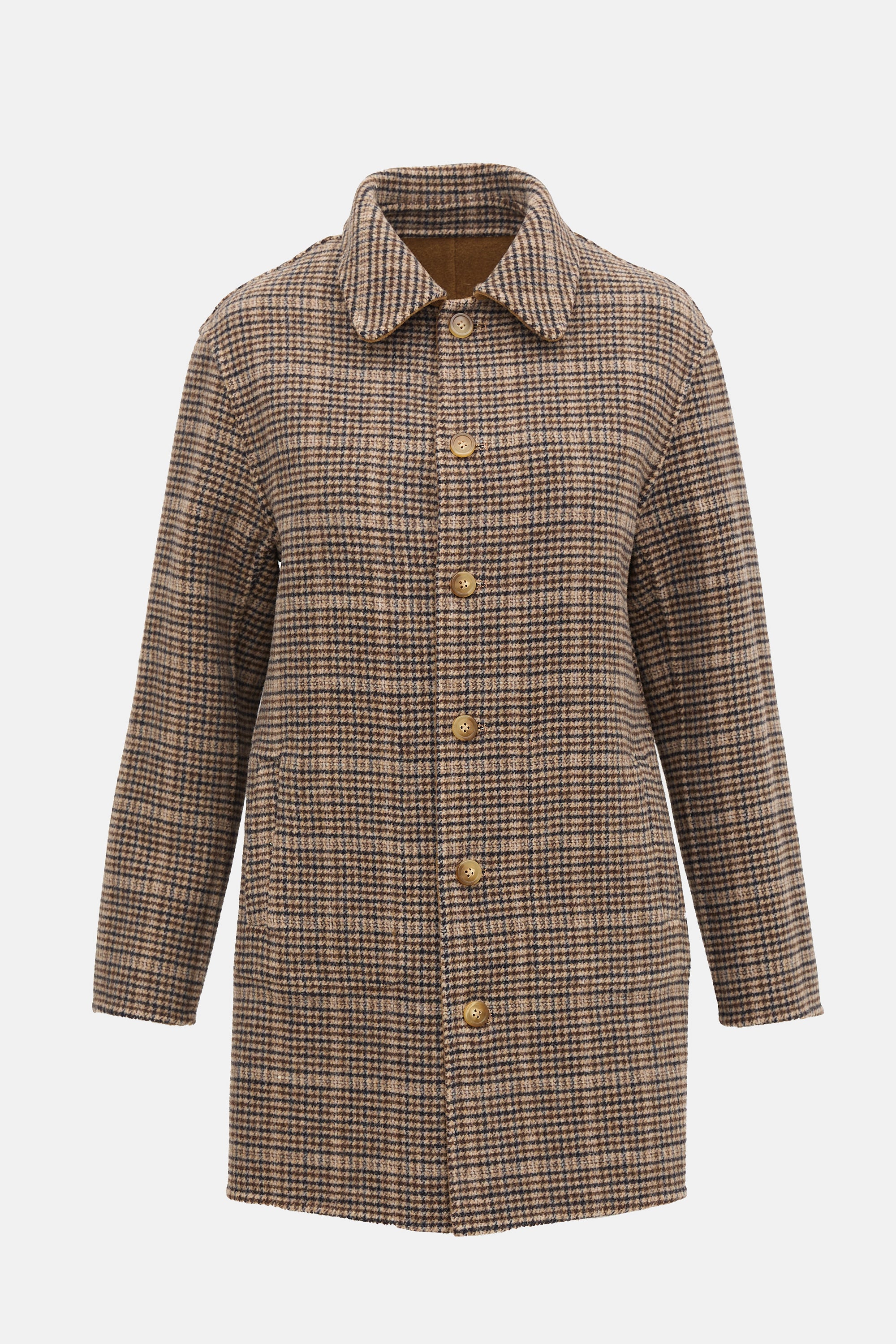 Pissenlit Cashmere Reversible Car Coat