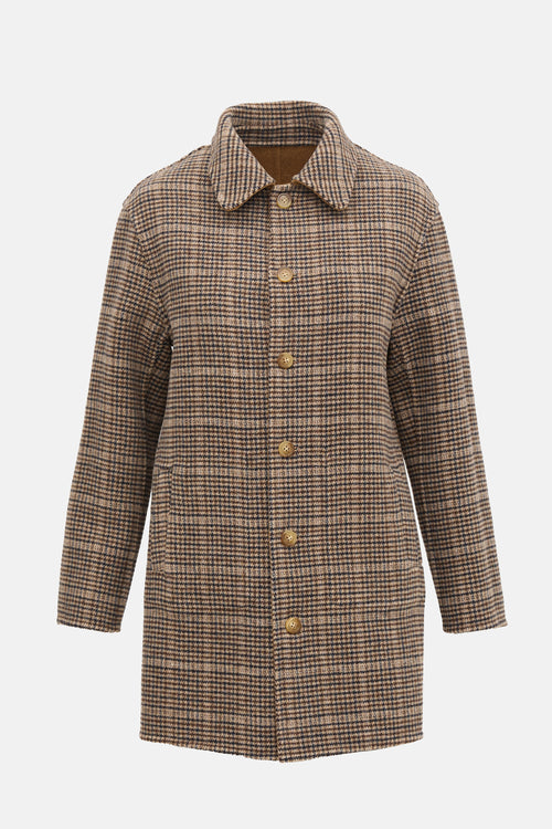 Pissenlit Cashmere Reversible Car Coat