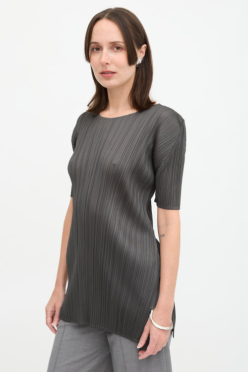 Pleats Please Issey Miyake Pleated Tunic Top