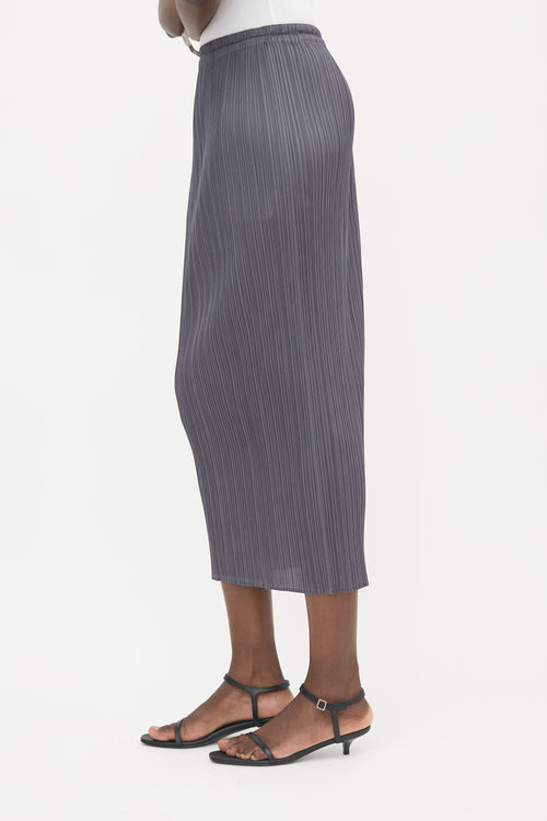 Pleats Please Issey Miyake Plissé Midi Skirt