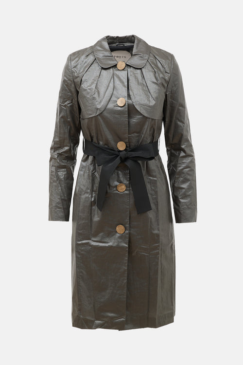 Ports 1961 Coated Trench Coat
