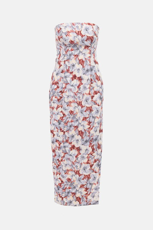 Posse Linen Floral Rosalie Dress