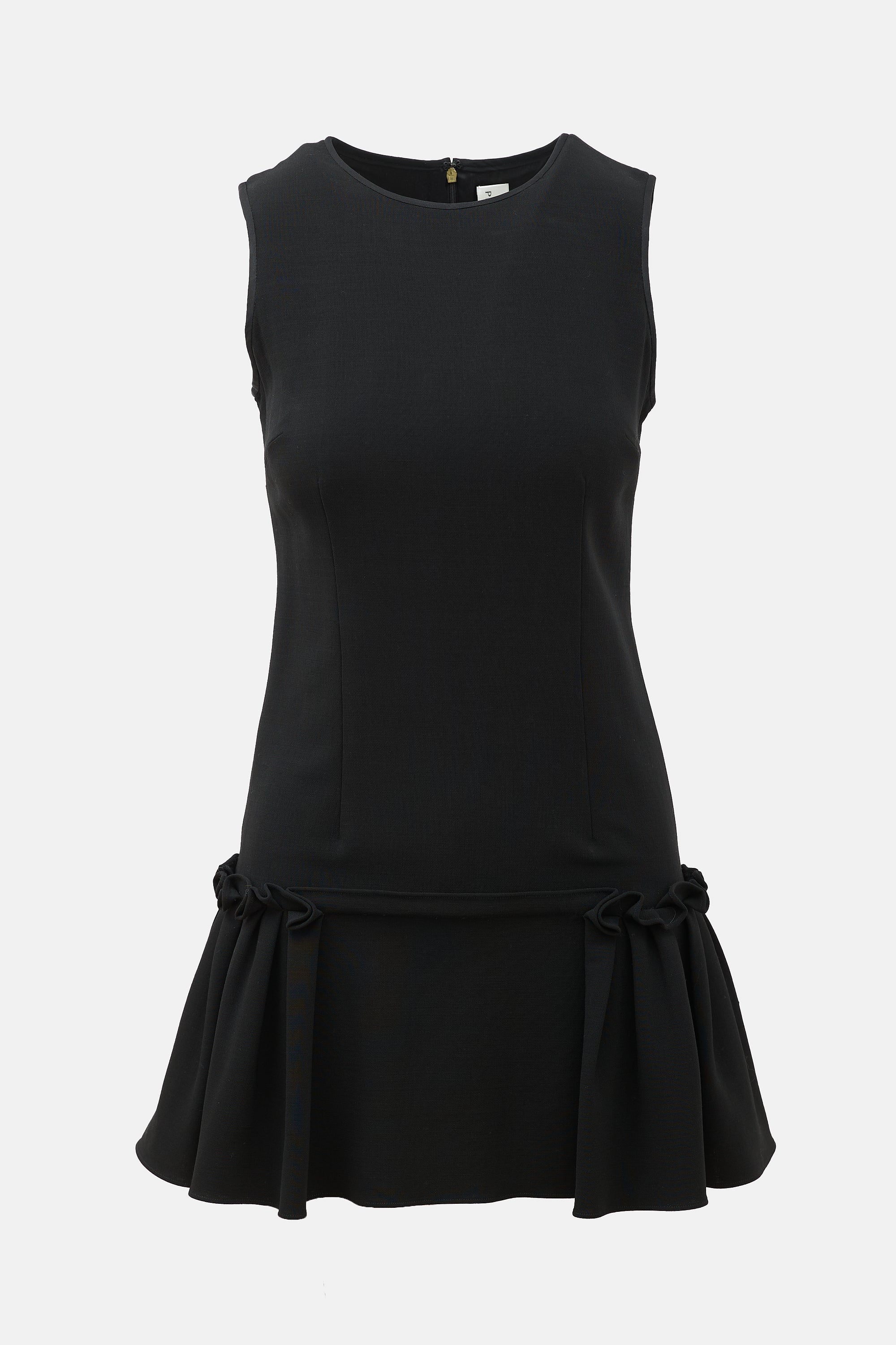 Prabal Gurung Wool Ruffled Mini Dress