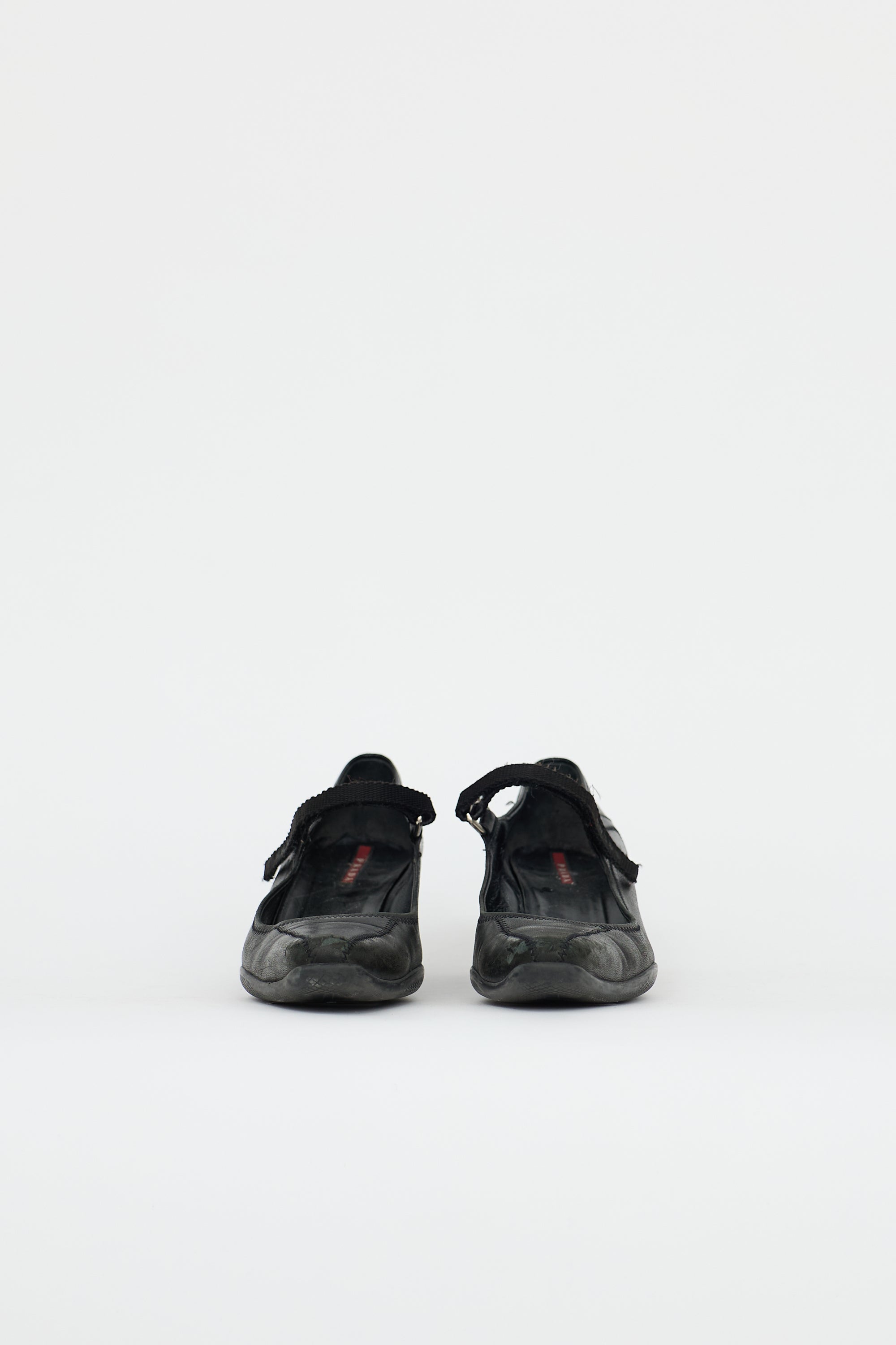Prada 1990s Sport Leather Mary Jane Pump