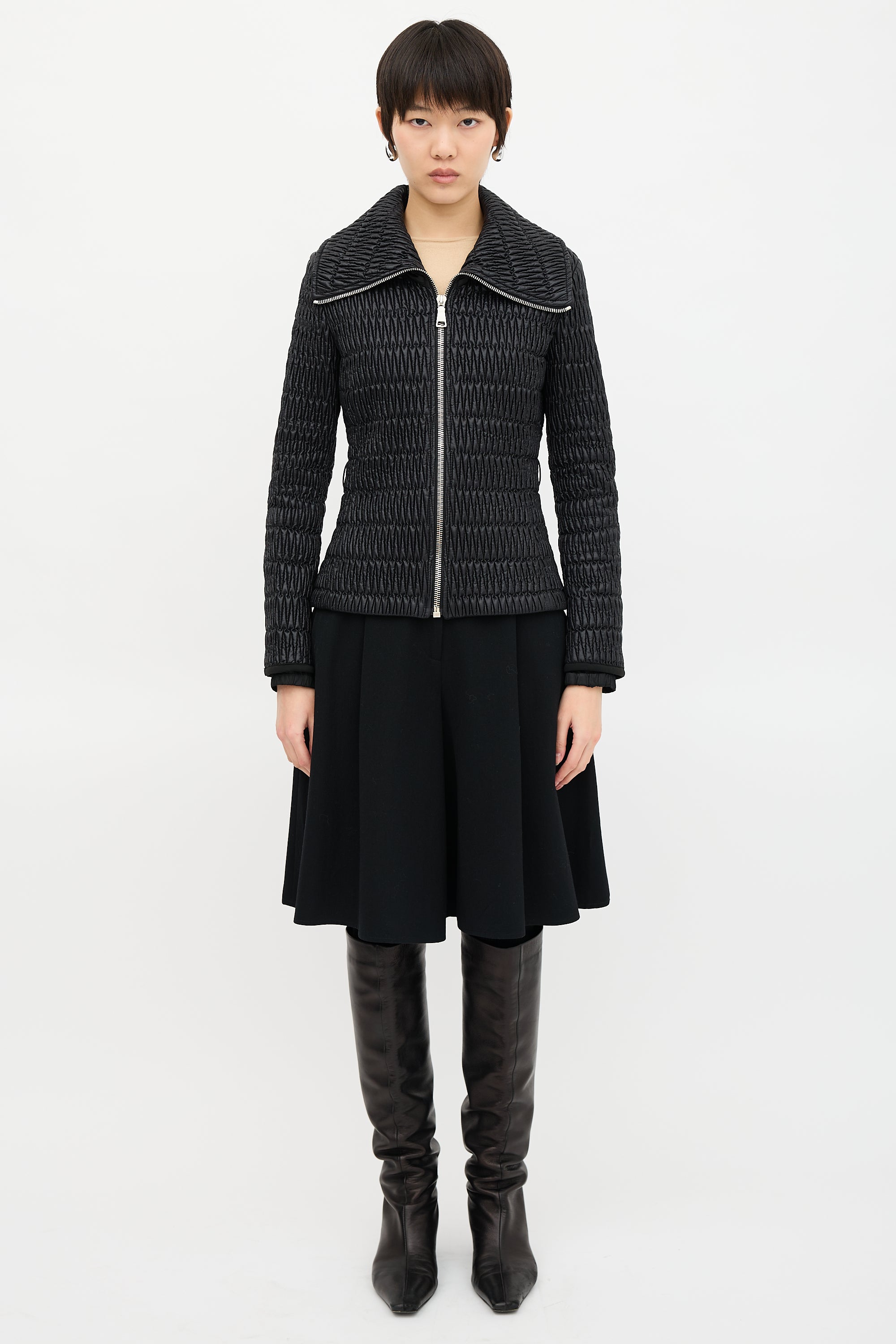 Prada 2008 Nylon Matelassé Jacket