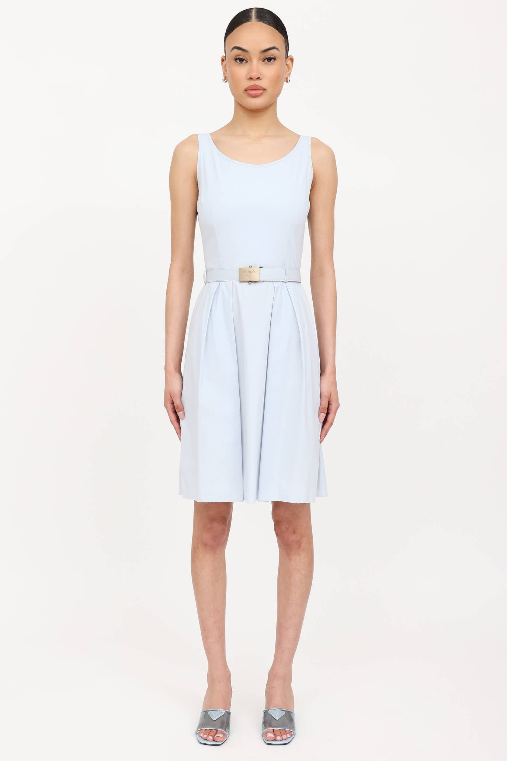 Prada 2009 Belted Dress