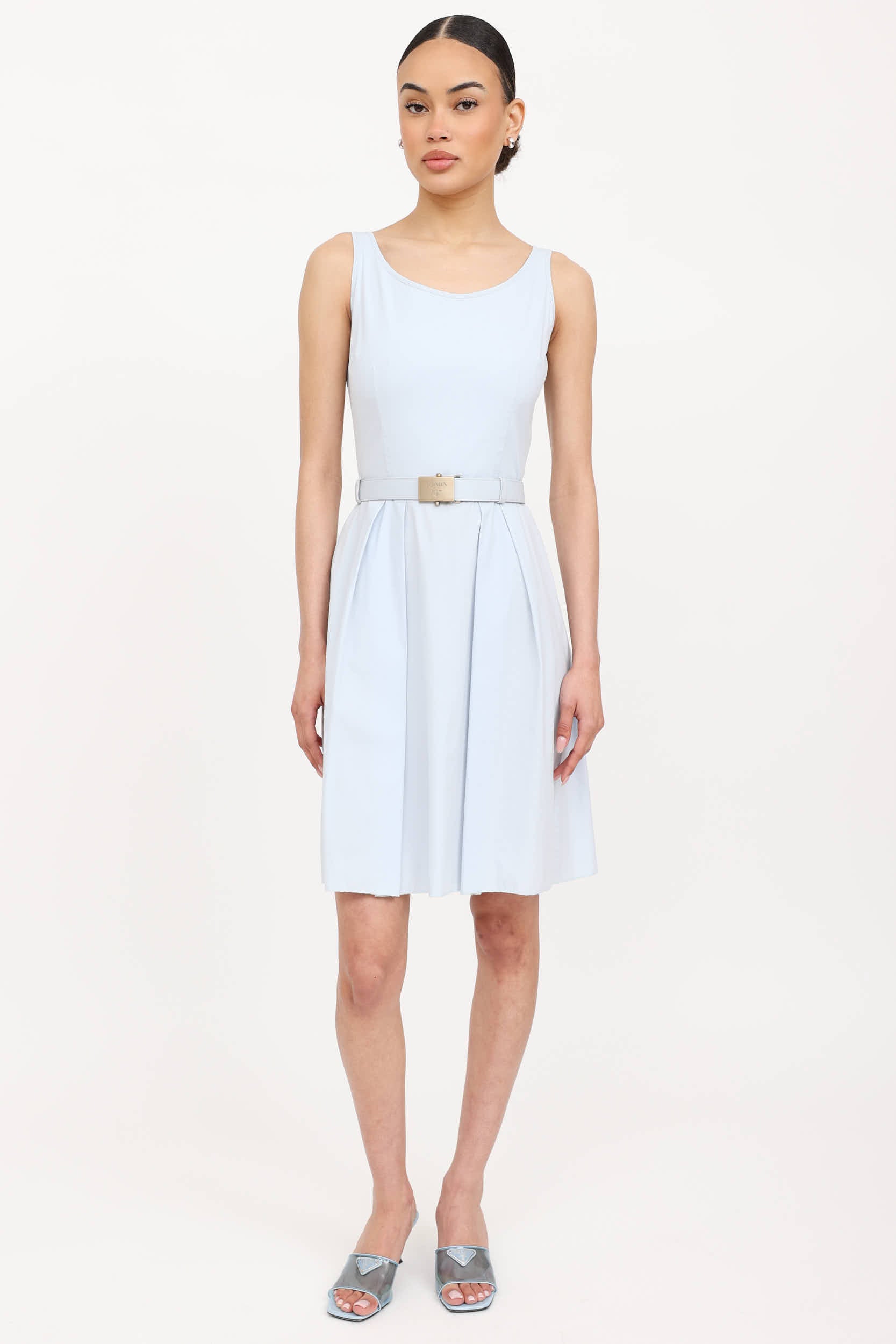 Prada 2009 Belted Dress