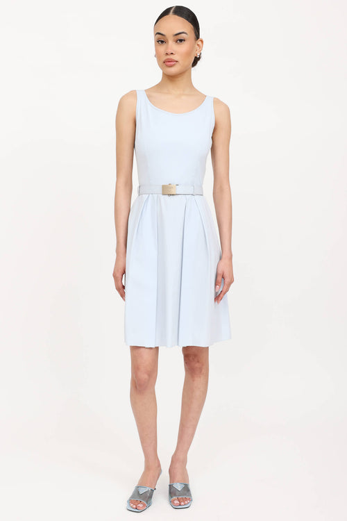 Prada 2009 Belted Dress