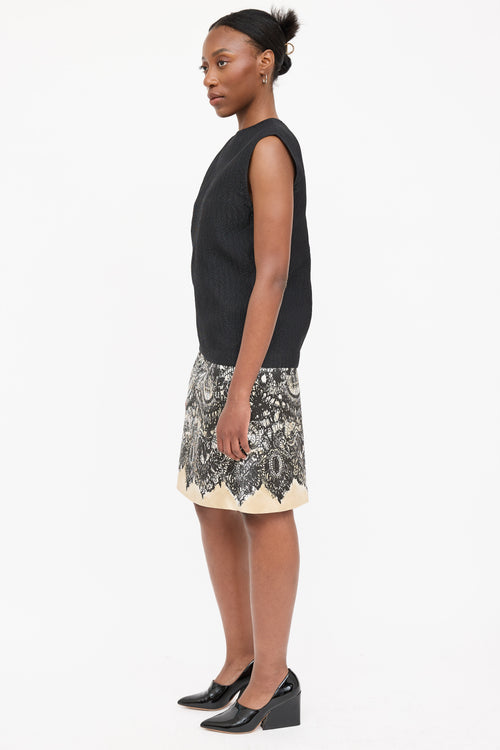 Prada 2014 Nylon Pleated Top