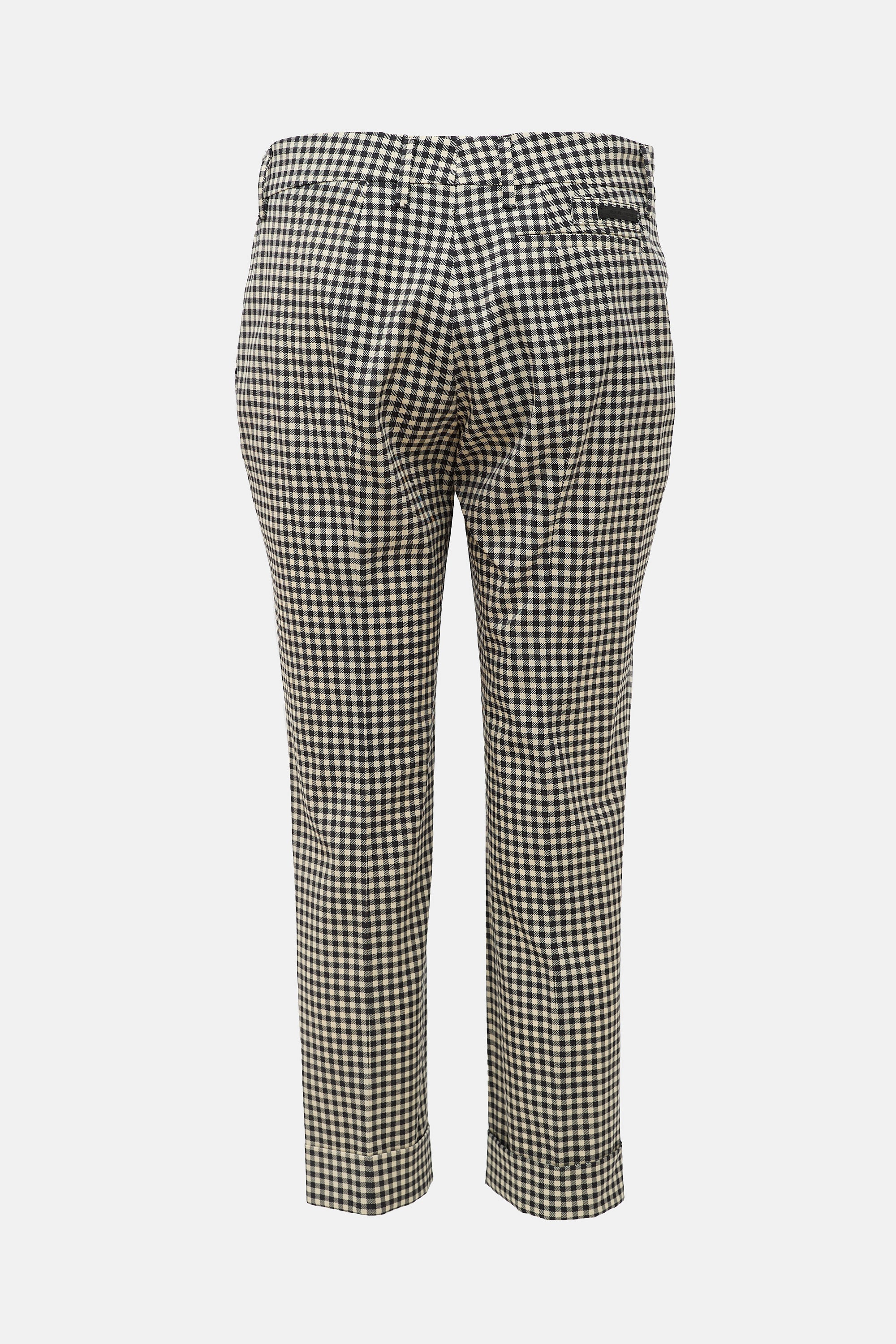 Prada 2015 Wool Check Trouser