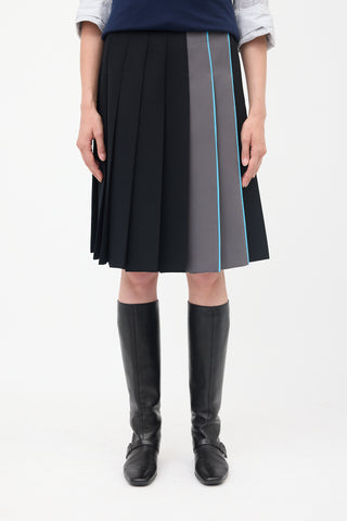 Prada 2015 Pleated Skirt