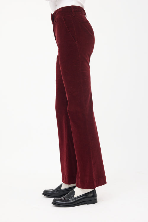 Prada 2017 Corduroy Trouser