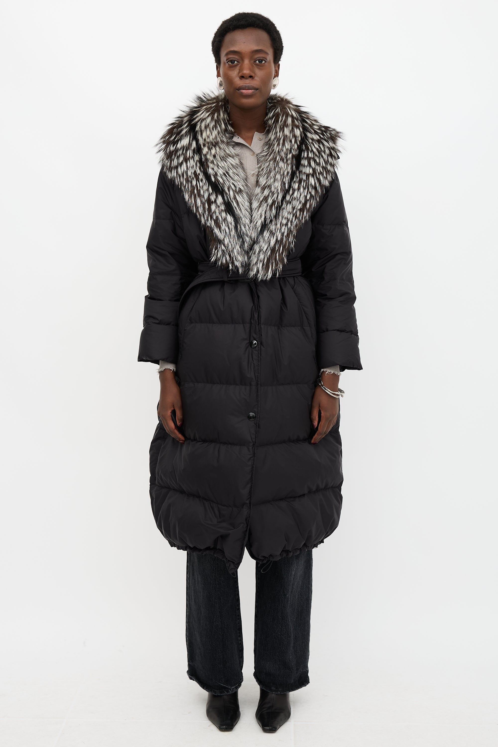 Prada 2018 Down & Fur Coat
