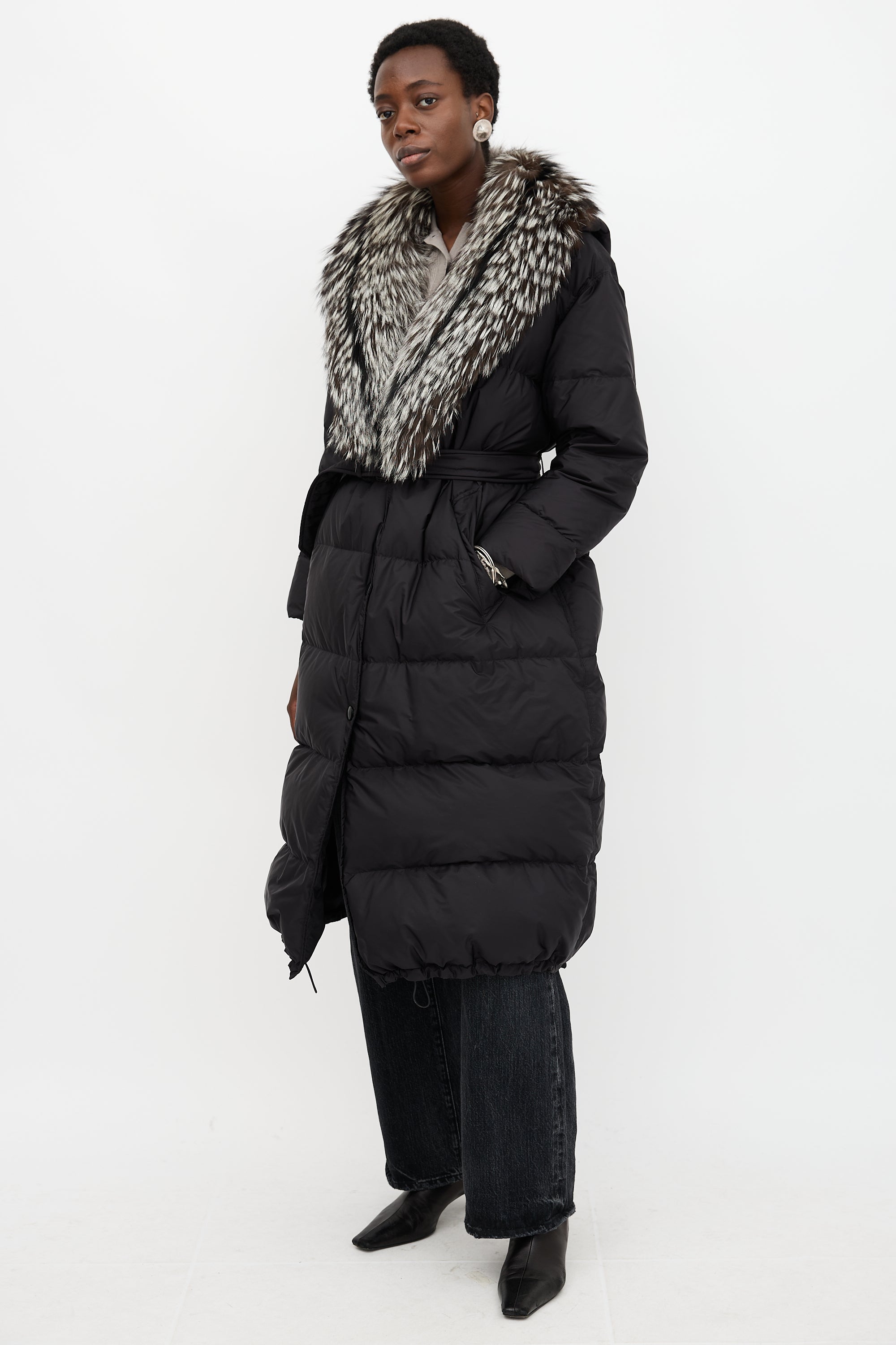 Prada 2018 Down & Fur Coat