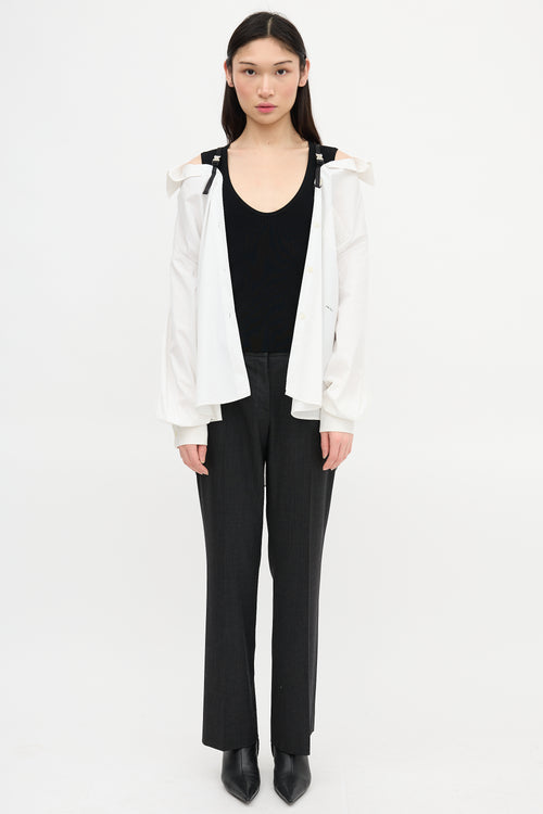 Prada 2021 Logo Strap Shirt