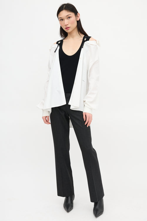 Prada 2021 Logo Strap Shirt