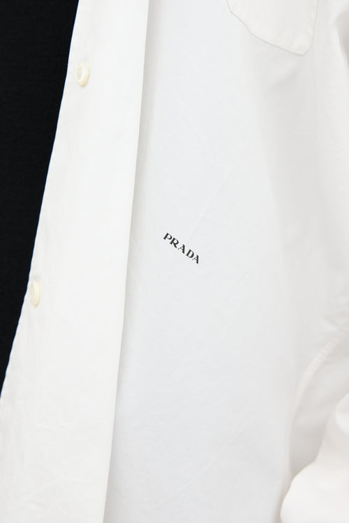 Prada 2021 Logo Strap Shirt