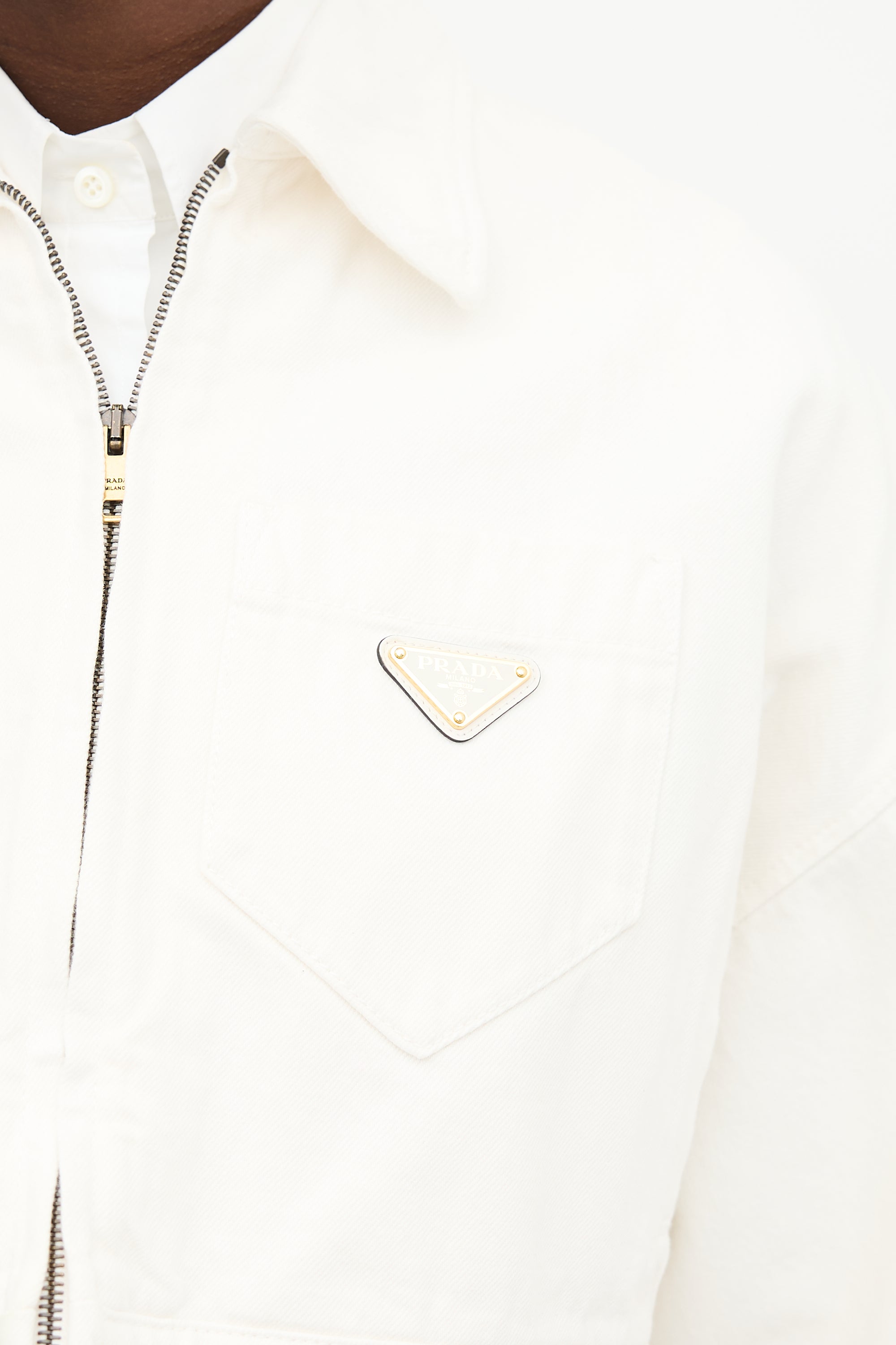 Prada 2023 Denim Cropped Jacket