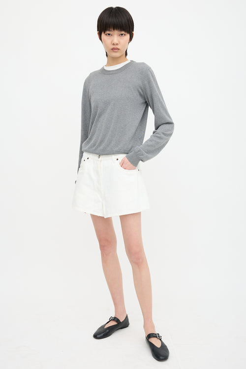 Prada 2023 Triangle Logo Shorts