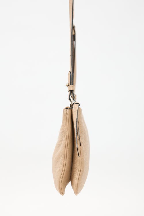 Prada Daino Leather Double Zip Bag