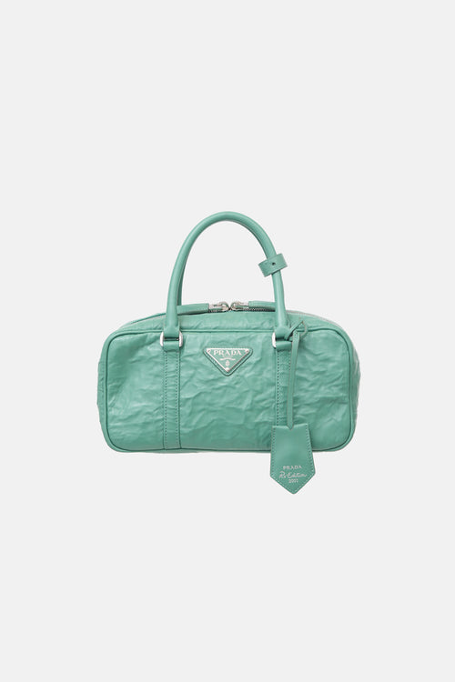 Prada Antique Nappa Leather Top Handle Bag