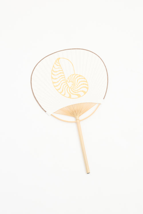 Prada 2026 Seashell Painted Fan