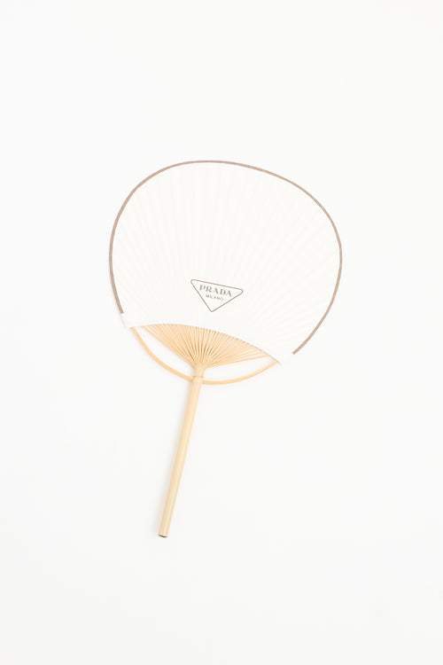 Prada 2024 Seashell Painted Fan