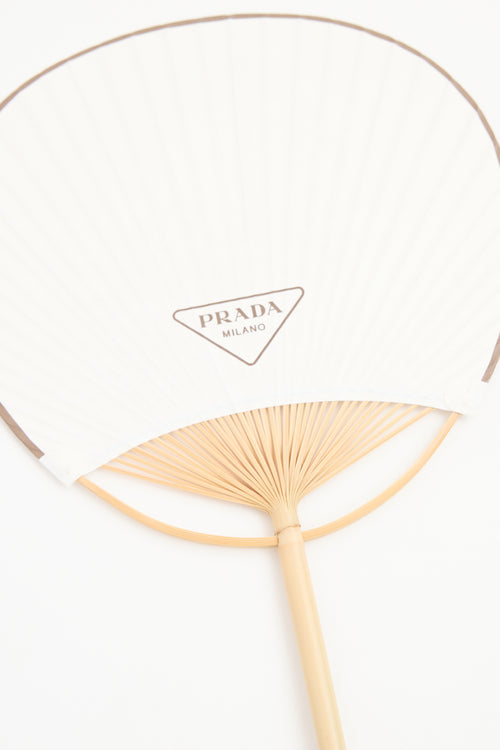 Prada 2025 Seashell Painted Fan