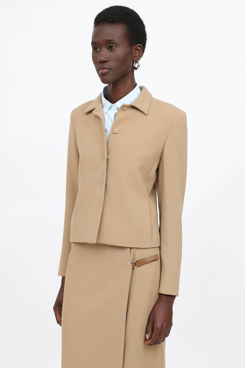 Prada Wool Jacket & Skirt Co-Ord Set