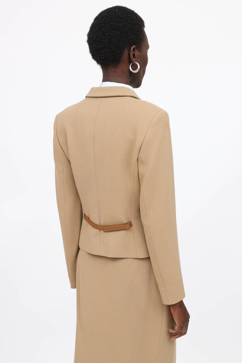 Prada Wool Jacket & Skirt Co-Ord Set