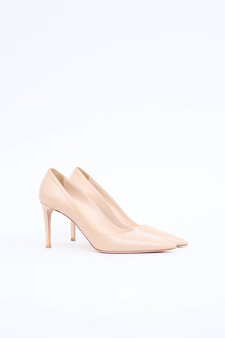 Prada Saffiano Point Toe Pump