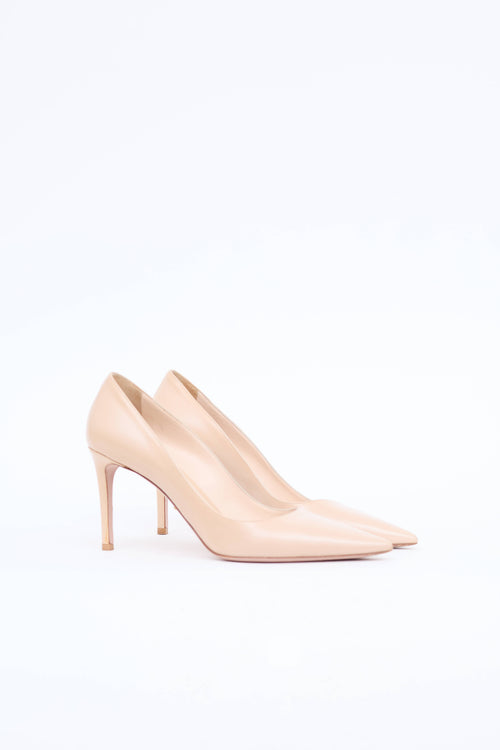 Prada Saffiano Point Toe Pump