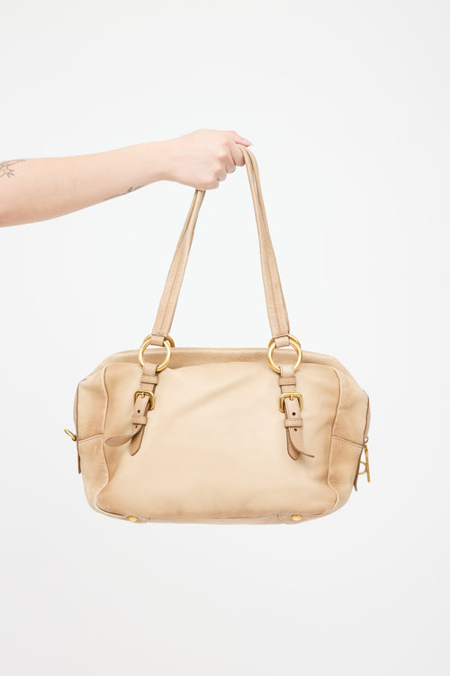 Prada Deerskin Shoulder Bag