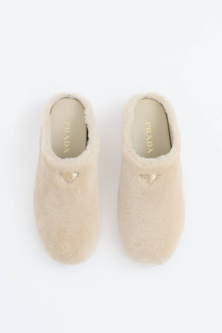 Prada Shearling Mule