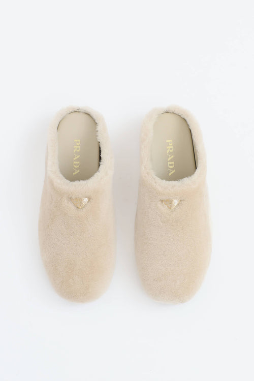 Prada Shearling Mule