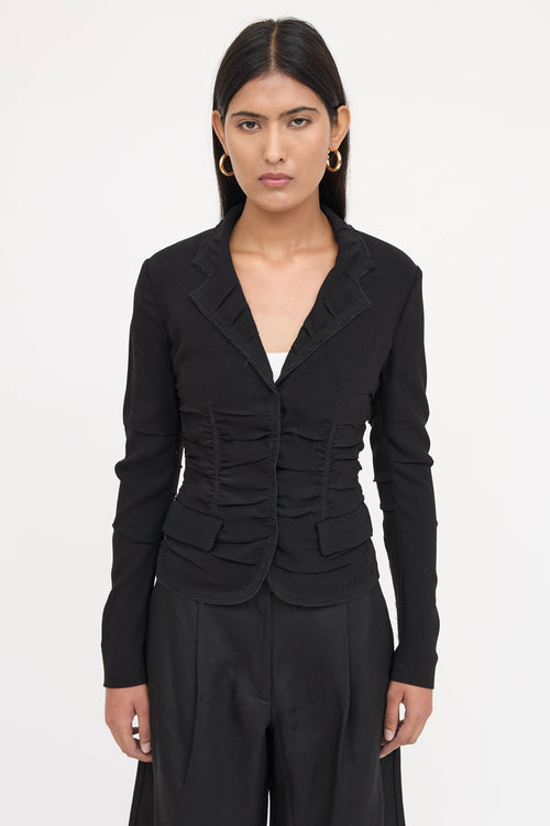 Prada 2006 Ruched Blazer