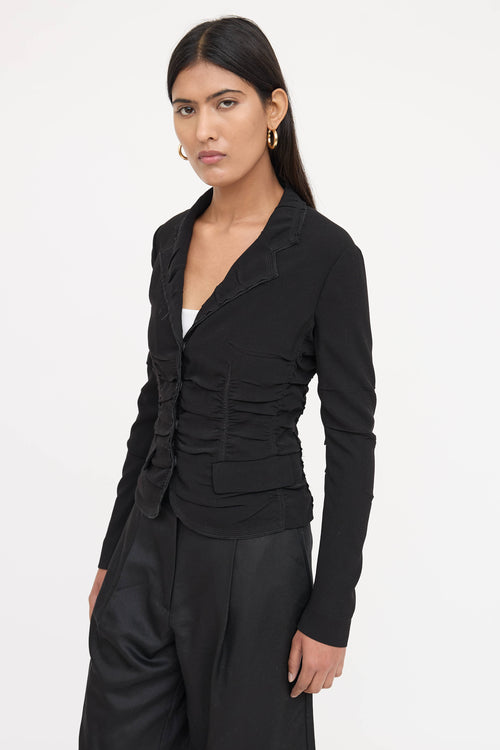 Prada 2008 Ruched Blazer
