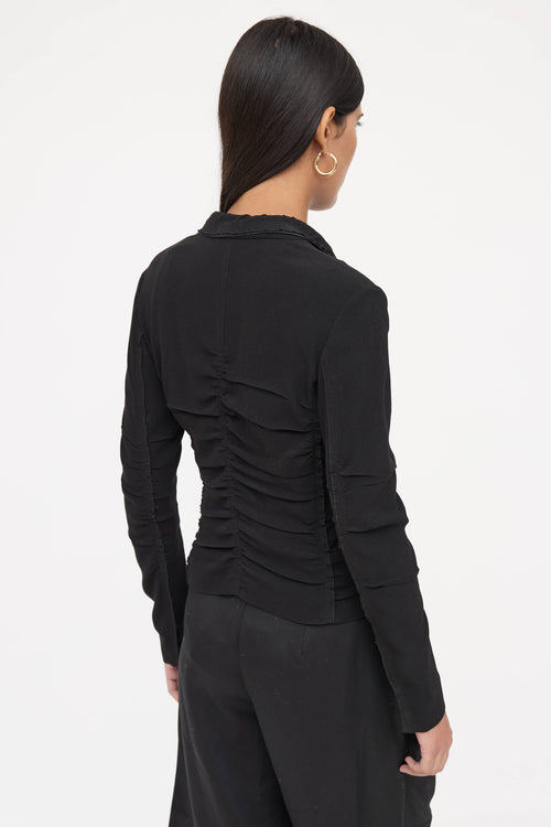 Prada 2009 Ruched Blazer