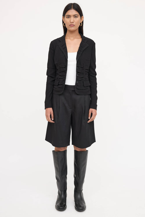 Prada 2007 Ruched Blazer