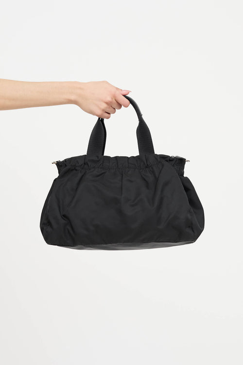 Prada Pleated Trim Nylon Bag